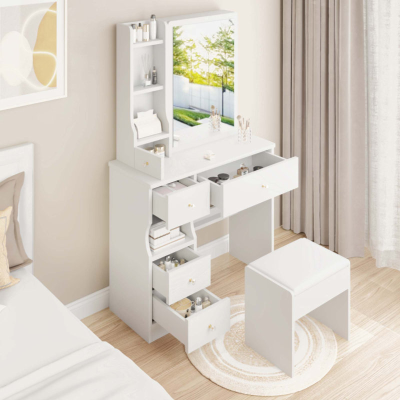 Tall vanity dresser discount
